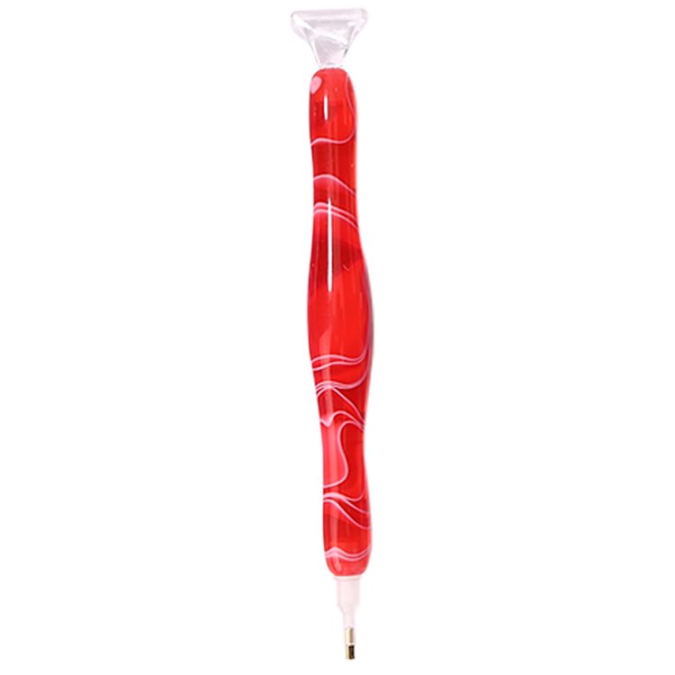 DIY Diamond Painting Point Drill Pen with 3 Head (Crimson)