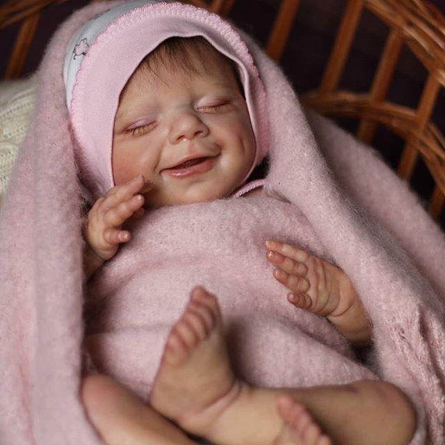 Reborns Mini 12'' Iracema Realistic Baby Girl 2022