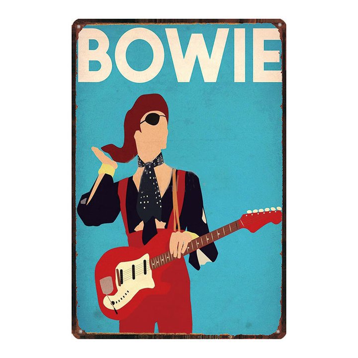 David Bowie - Vintage Tin Sign