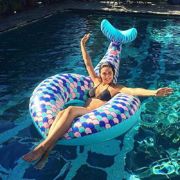 Pool Float,mermaid Inflatable Circle Swimming Ring For Kids Adult Pool Float Swimming Ring Outdoor Summer Beach Party Toys Pool inflatables - Sean - Codlins