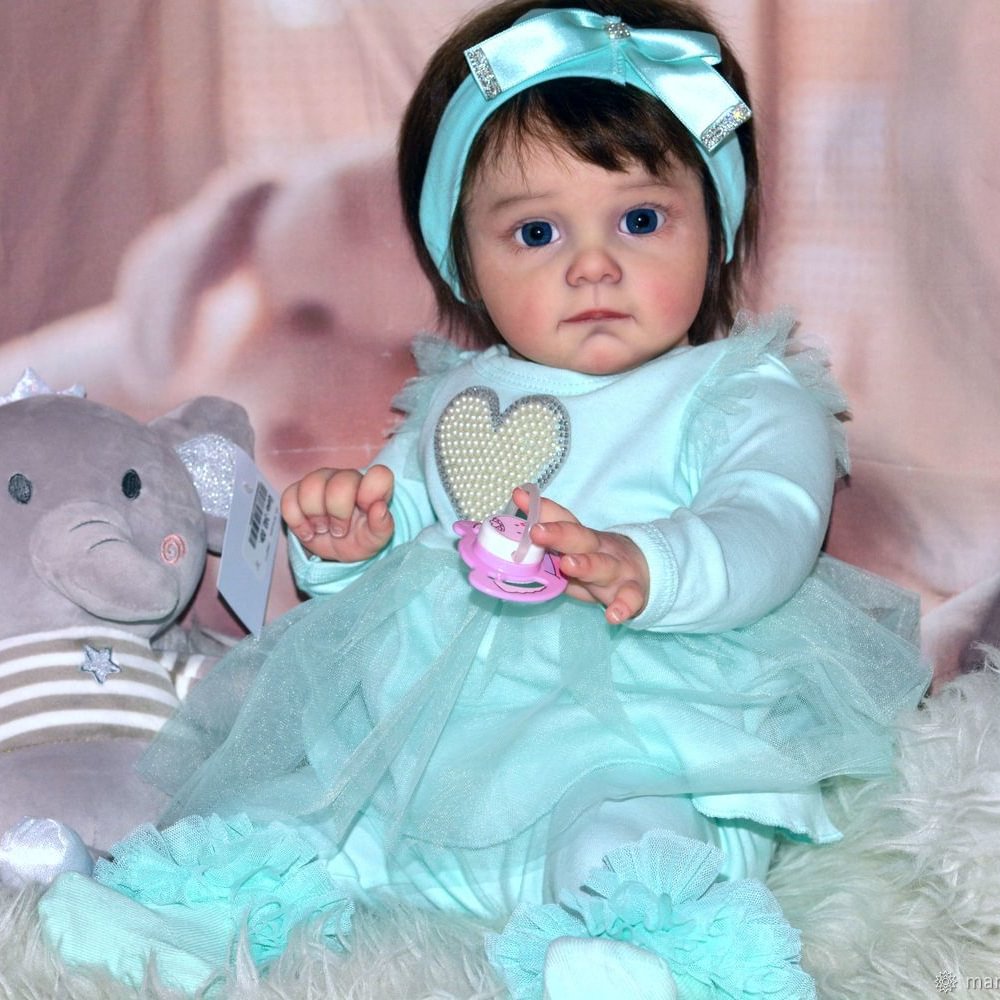 17'' Sweet Authentic Reborn Doll Girl Named Maggie