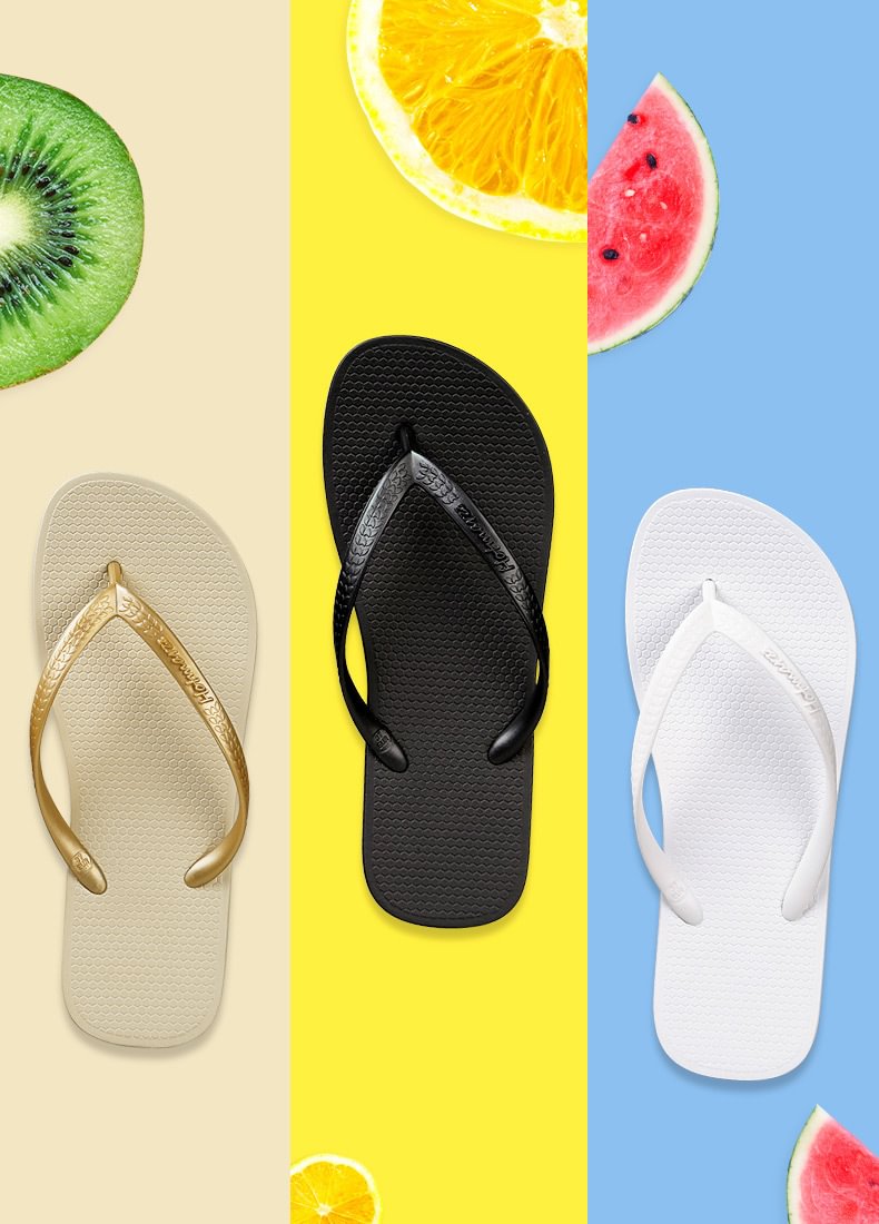 Women’s Solid Color Flip Flops Non-slip Slippers