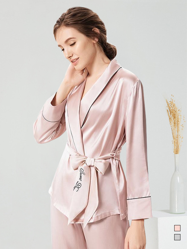 25 Momme Women's Elegant Silk Pajamas Set-Real Silk Life