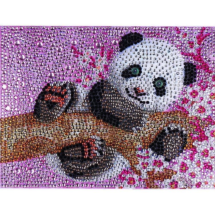 Panda - Diamant en forme spécial - 20x25cm