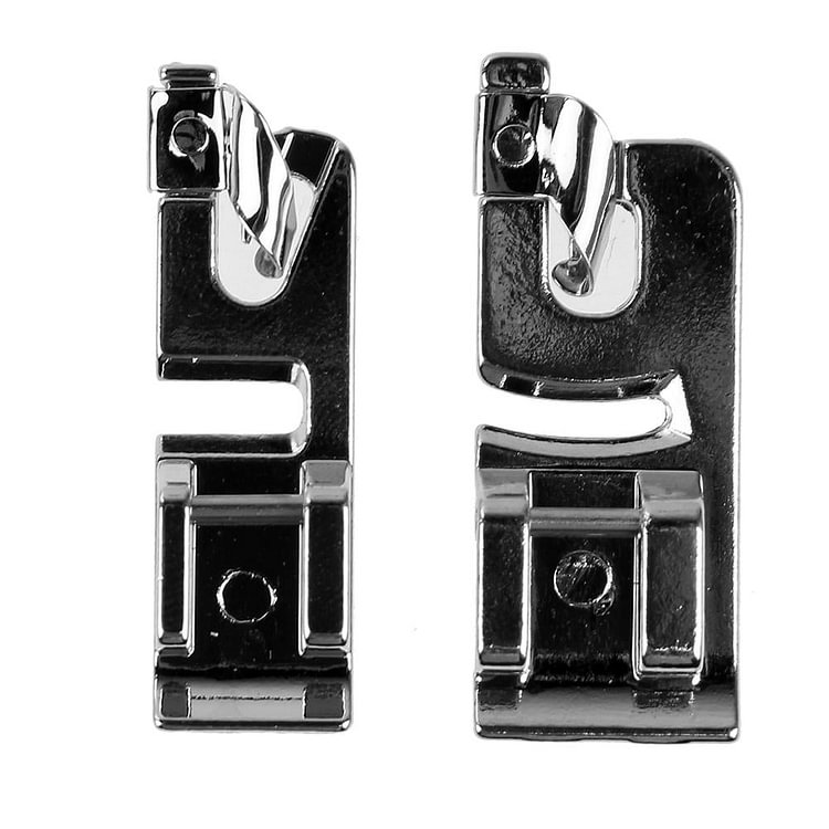 2pcs 3mm+6mm Narrow Rolled Hem Foot Presser for Domestic Sewing Machine(A)-gbfke