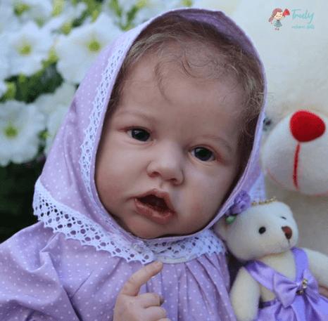 Realistic Full Silicone Reborn Baby Doll Girl 12 inch Kristin by Creativegiftss® 2022 -Creativegiftss® - [product_tag]