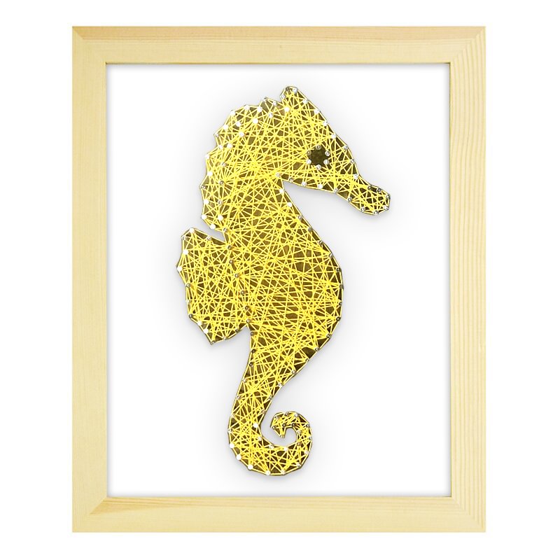 Seahorse String Art Kit-Ainnpuzzle