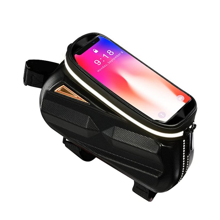 Mountain Bike Bag Frame Front Top Tube Waterproof Touchscreen Phone Case