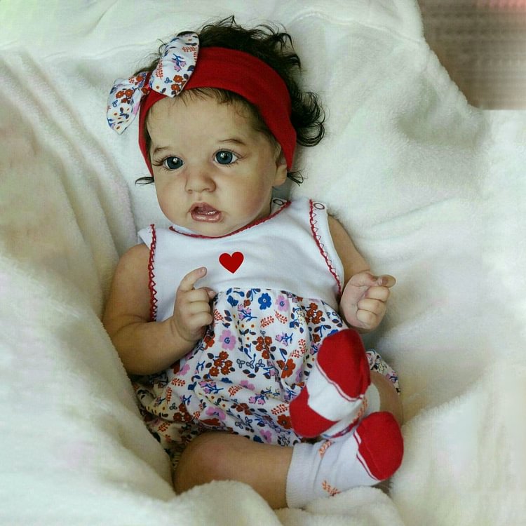  20'' Beautiful  Kamari Touch Real Reborn Baby Doll Girl with "Heartbeat" and Coos - Reborndollsshop.com®-Reborndollsshop®
