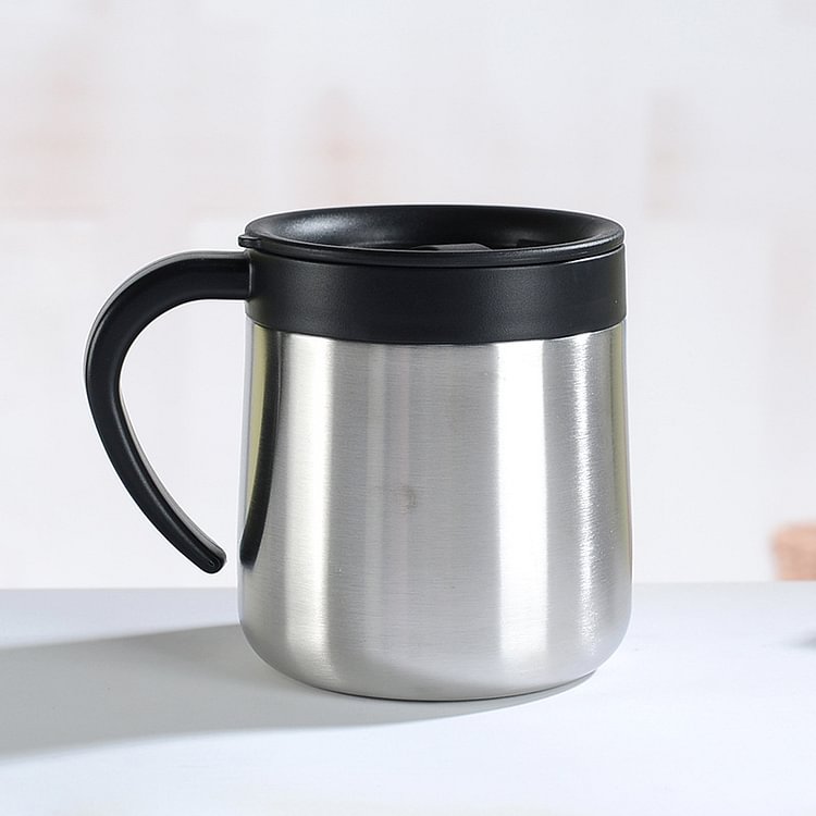 Pure Color Insulated Coffee Cup-304 Stainless Steel