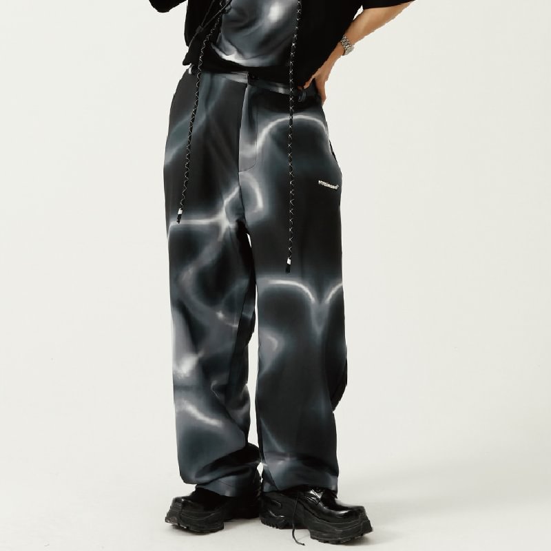 Y2K Metallic Feel Detachable Lanyard Trousers / Techwear Club / Techwear