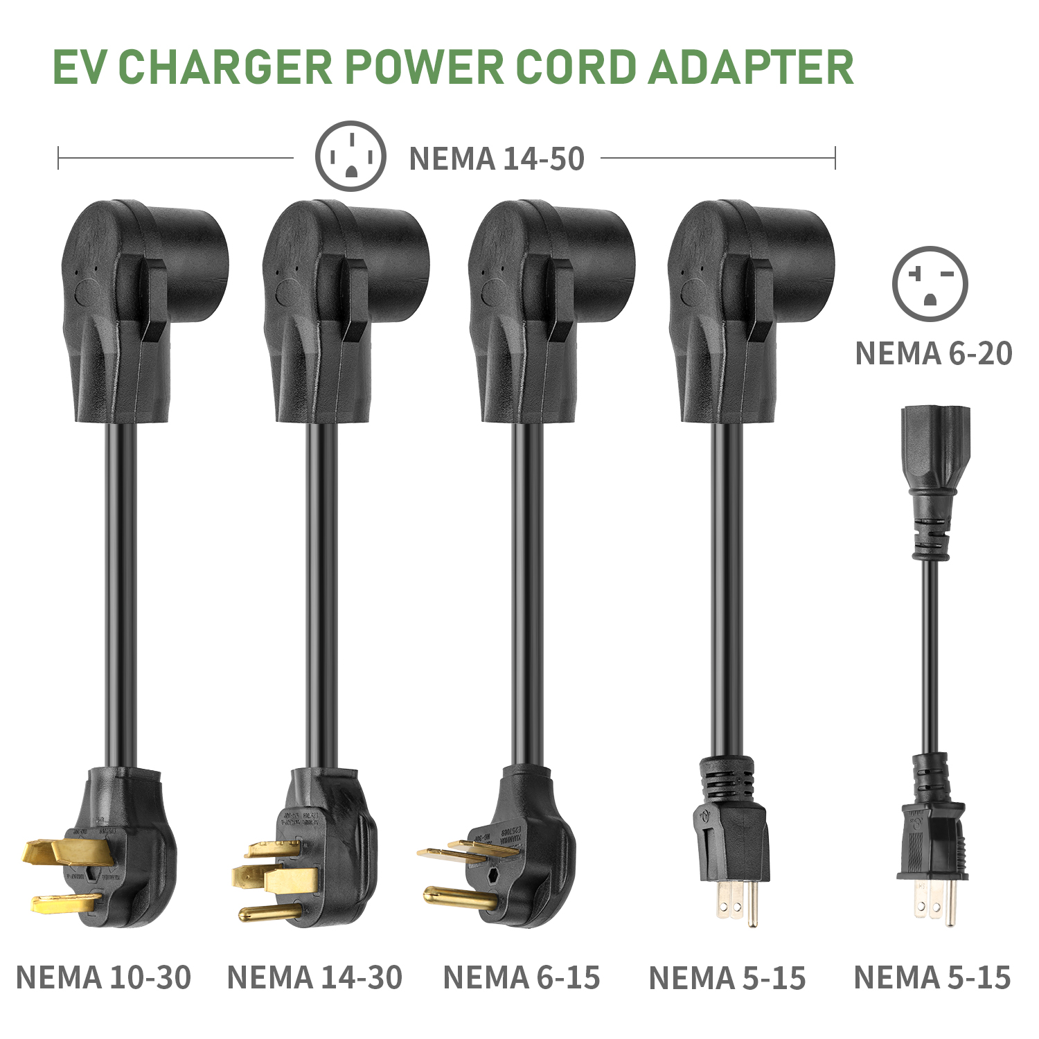 ONETAK NEMA 5-15P to 6-50R 120V 15 Amp Welder Welding Dryer EV Charger Power Cord Adapter Adaptor Connector Connecter 