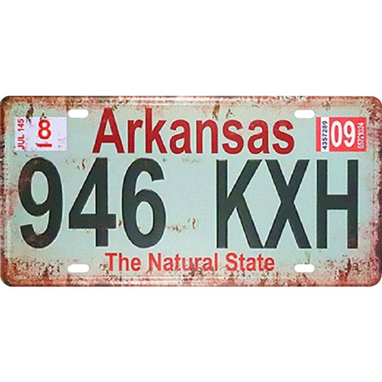 Arkansas 946 KXH - Car Plate License Tin Signs/Wooden Signs - 15*30cm