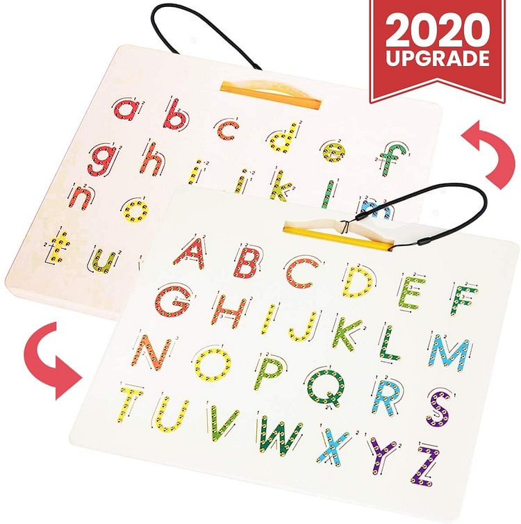 Magnetic Alphabet Tracing Board-Mayoulove