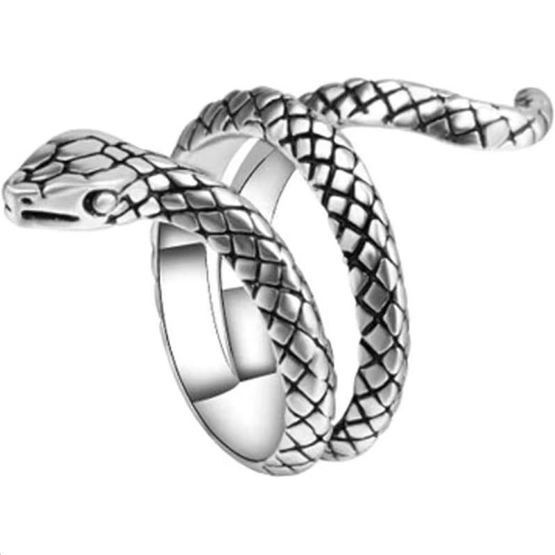 Minnieskull Vintage Casual King Cobra Ring - Minnieskull