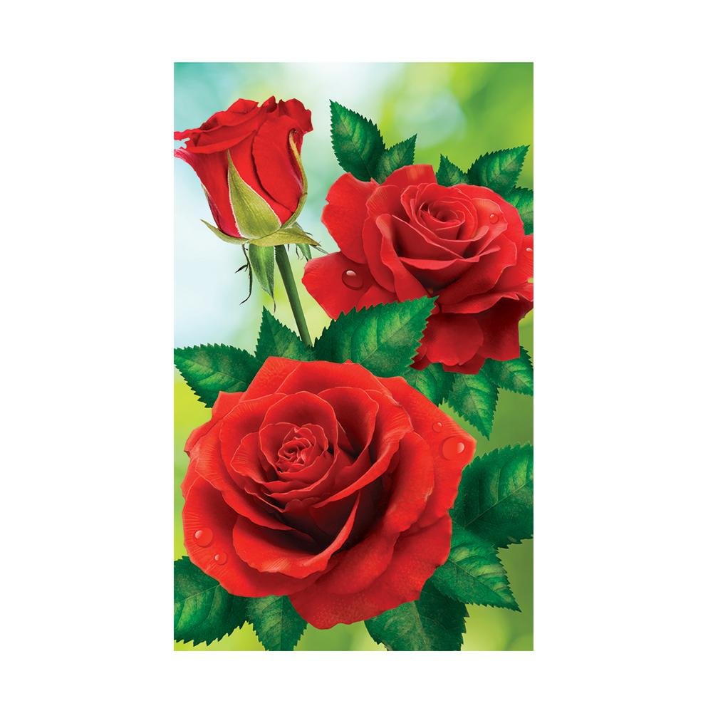 Full Round Diamond Painting Red Rose (45*30cm)