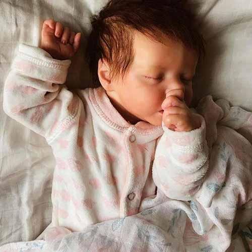 12'' Eleonora Realistic Sleeping Baby Girl Doll 2022