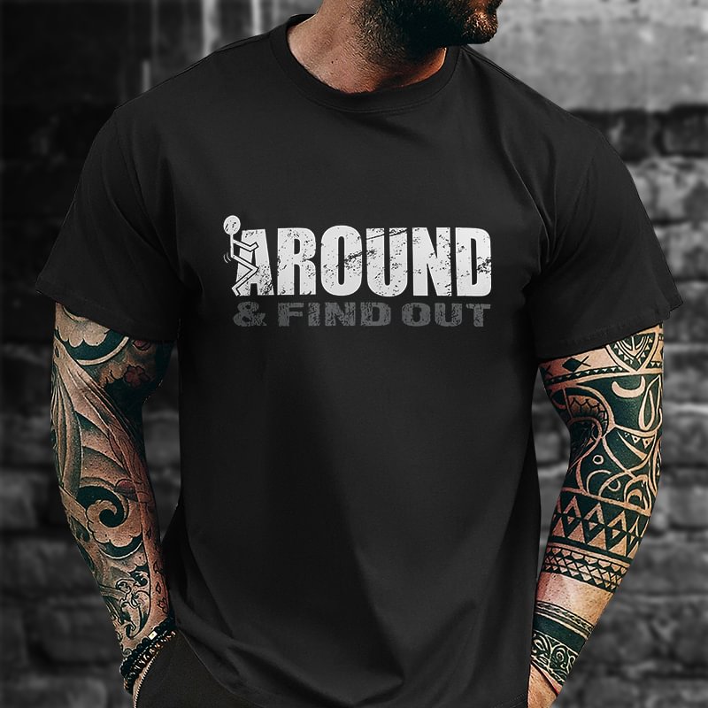 Livereid Fuck Around And Find Out Print T-shirt - Livereid
