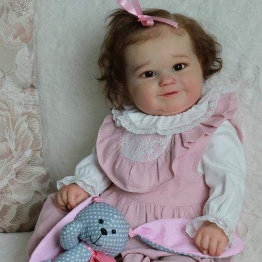 20'' Realistic Willa  Reborn Baby Doll -Realistic and Lifelike with "Heartbeat" and Coos - Reborndollsshop.com®-Reborndollsshop®