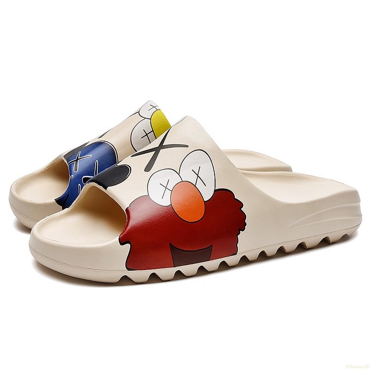 Unisex Slide Sandal Summer Slippers Non-Slip Soft Platform Pool Cartoon Slides