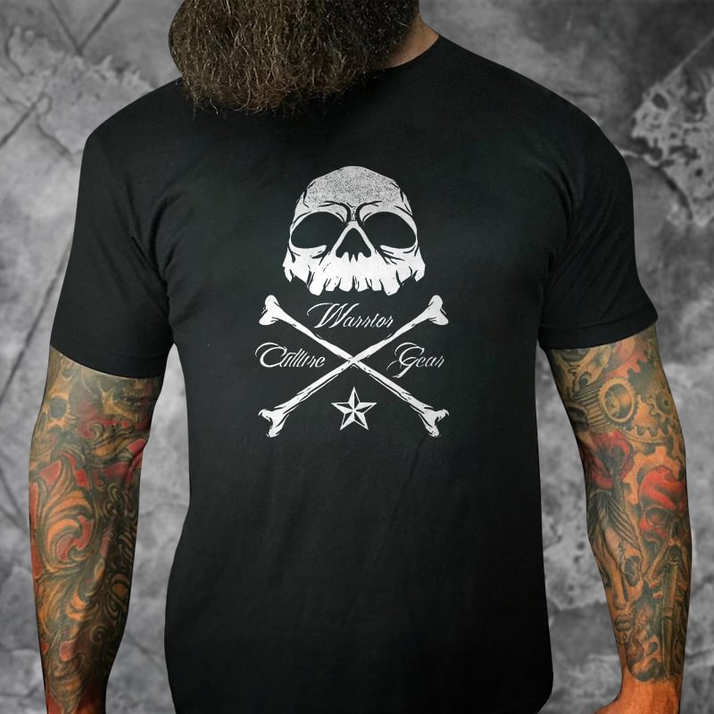 Livereid Alphabet Skull Print T-shirt - Livereid