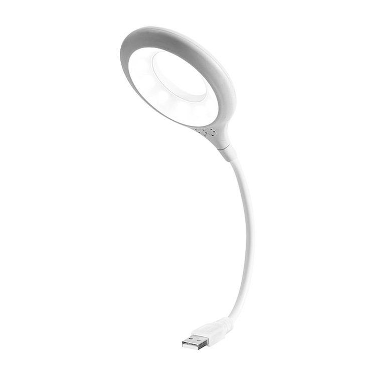 Portable Flexo Ring Lamp USB Study Reading Book LED Desk Night Light Tool