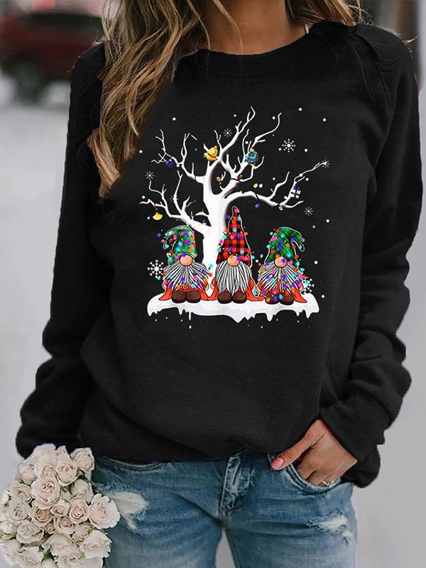 Christmas Graphic Printed Women's Sweatshirt