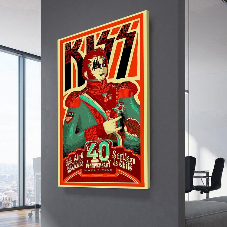 Kiss 40th Anniversary World Tour Canvas Wall Art