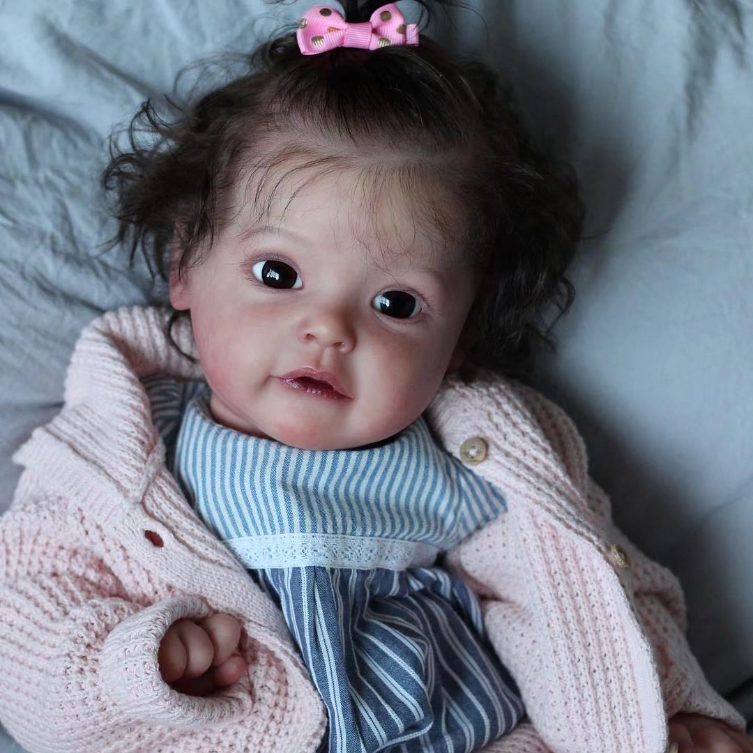 [Summer Sale]New 17'' & 22'' Reborn Toddler Baby Doll That Look Real Girl Named Quinn, Reborn Collectible Baby Doll