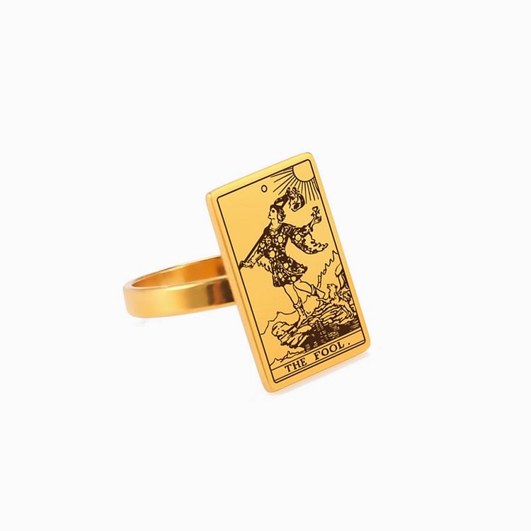 Golden Tarot Ring