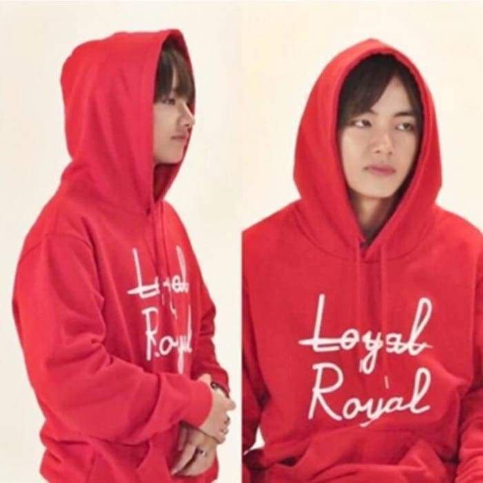 방탄소년단 V Loyal Royal Hoodie