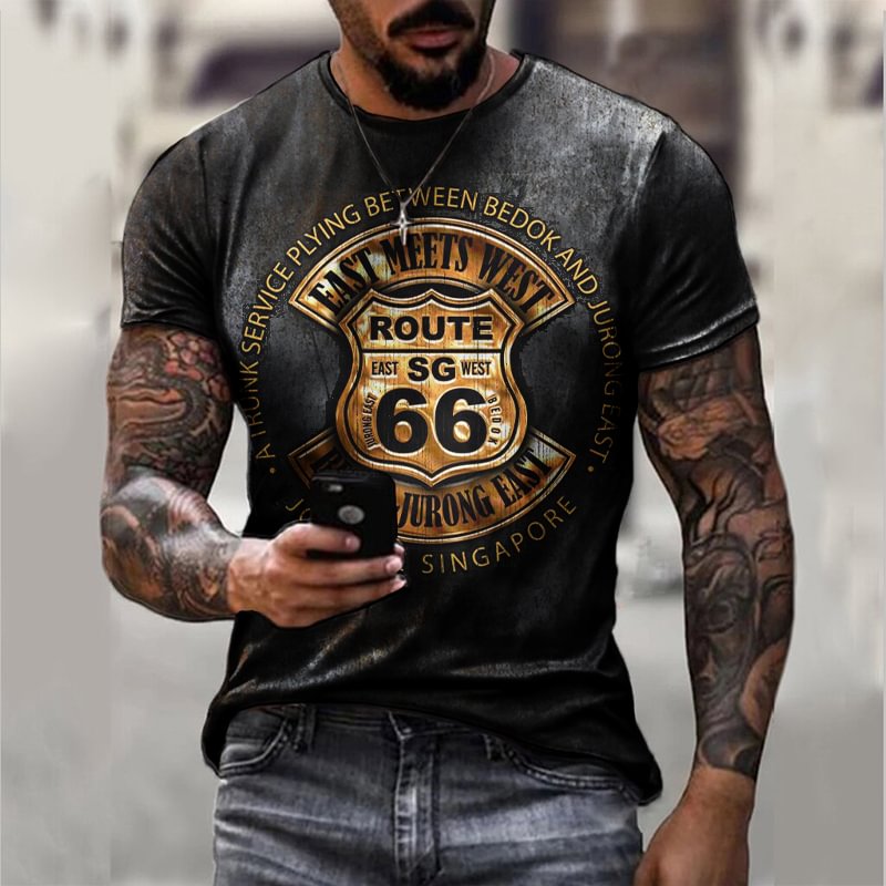Route 66 classic T-shirt / [viawink] /
