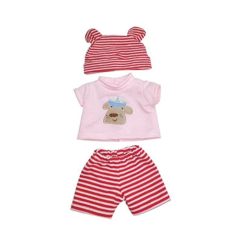 3 Pcs Striped Clothes Suit for 12'' Mini Reborn Baby Accessories 2022 -Creativegiftss® - [product_tag]