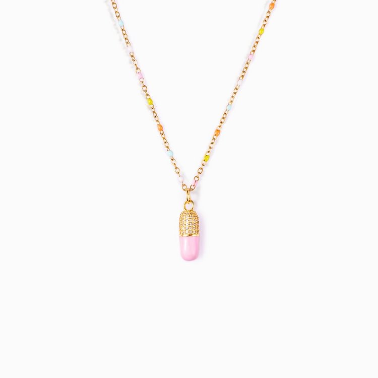You Are My Happy Pill Necklace