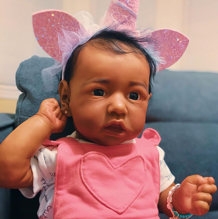 20'' African American Reborn Baby Toddler Doll Girl Mohe, Realistic Soft  Gifts - Reborndollsshop.com-Reborndollsshop®