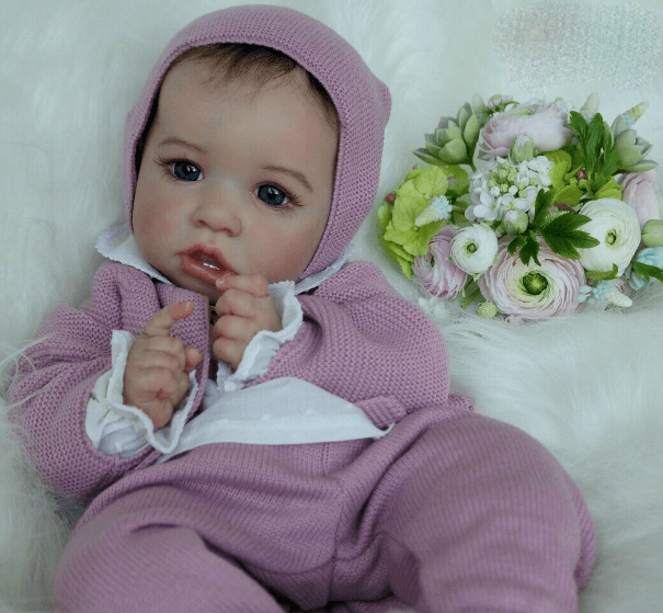RSG LIFELIKE GALLERY®12'' Realistic Sweet Reborn Baby Girl Doll Paisley