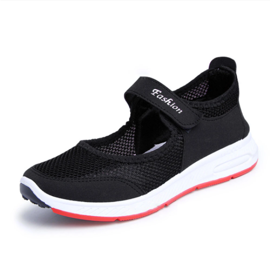 Women's Velcro Stretchy Shoes For Wide Feet