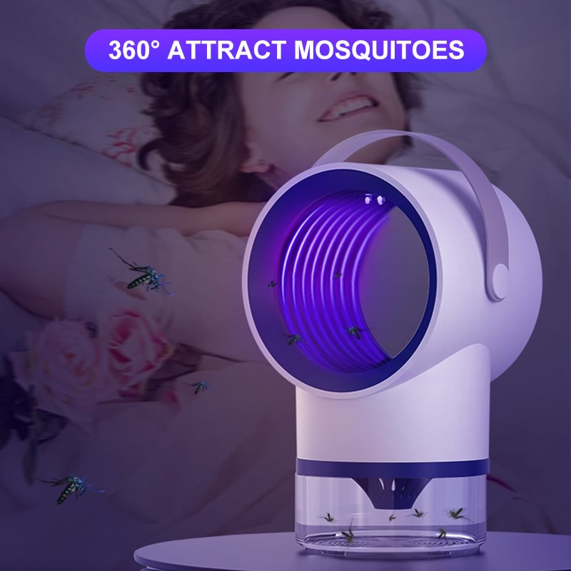 Mosquito Lamp with UV Lamp USB Rechargeable Electric Mosquito Killer Mute Mosquito Killer Bedroom Bug Zapper Killer Trap、、sdecorshop