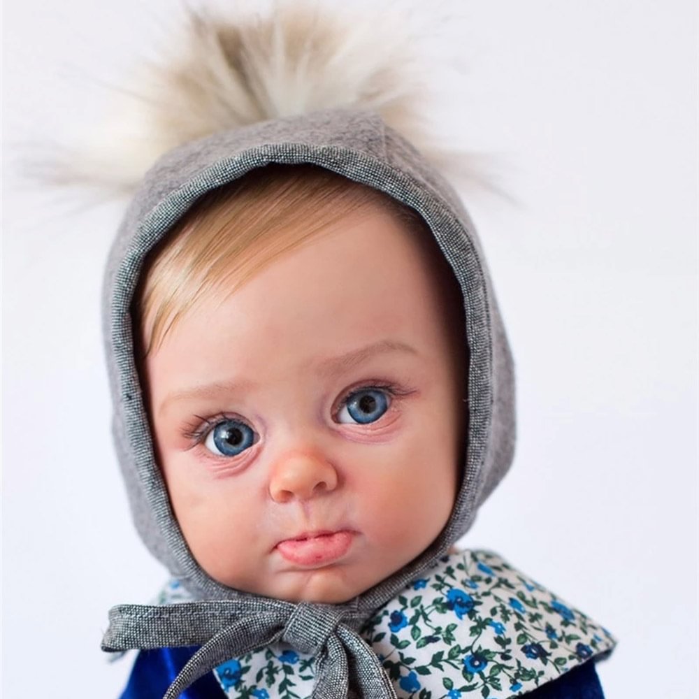 [Summer Sale]20'' Lifelike Realistic Girl Doll Named Lena Reborn Baby Doll with Blonde Hair