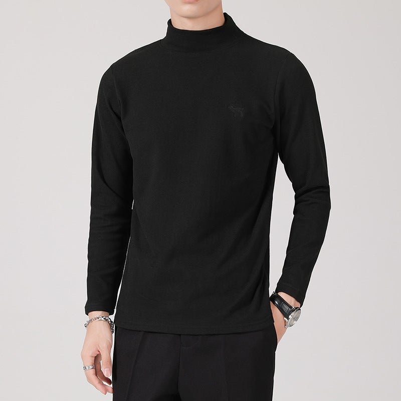 Round Neck Plush Men's Sweater-Corachic