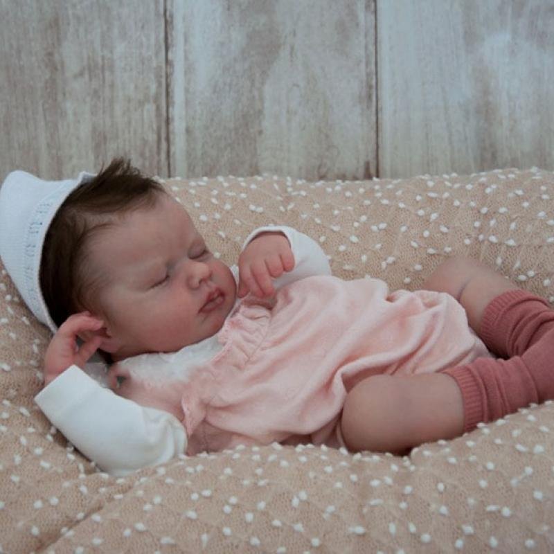 20''  Klene Truly Reborn Baby Girl Doll with “Heartbeat” and Sound