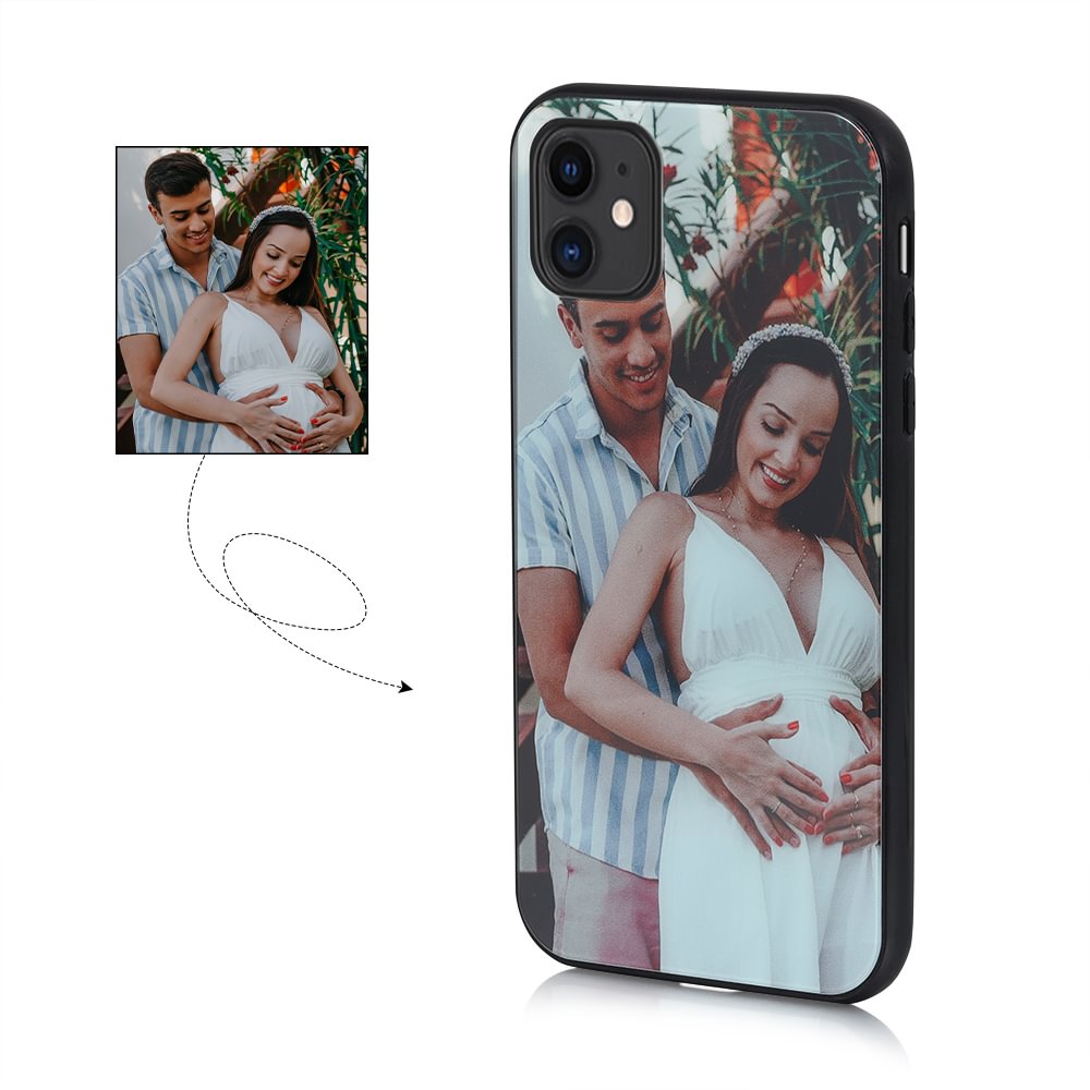 IPhone 11 Custom Photo Protective Phone Case Glass Surface