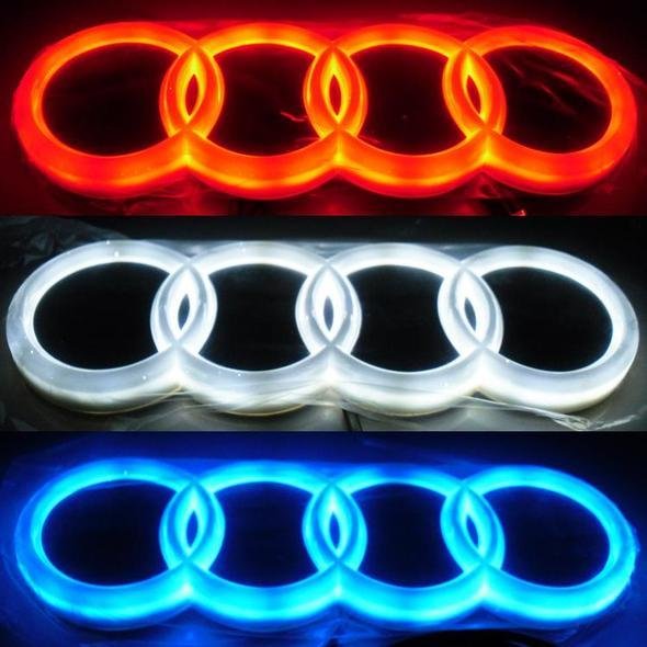 🚗4D Car Logo Badge LED Light✨For The Front And Back