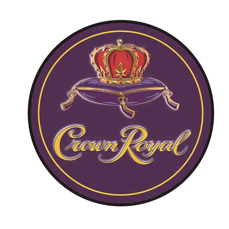 Crown Royal - Round Vintage Tin Signs/Wooden Signs - 30x30cm