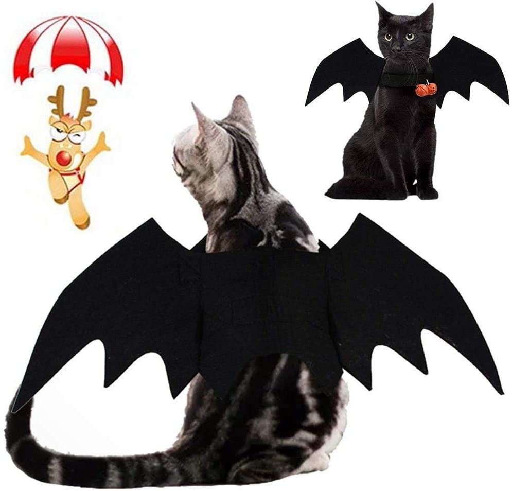 Lovepetplus - Halloween Dog Bat Style Costume  