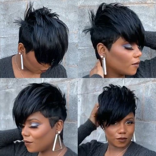 New Wig Short Hair Female High Temperature Silk Chemical Fiber Headgear-Corachic