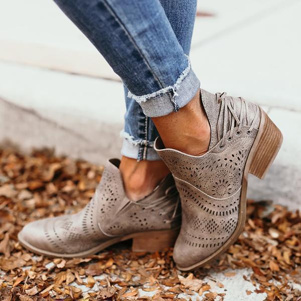 laser cut booties