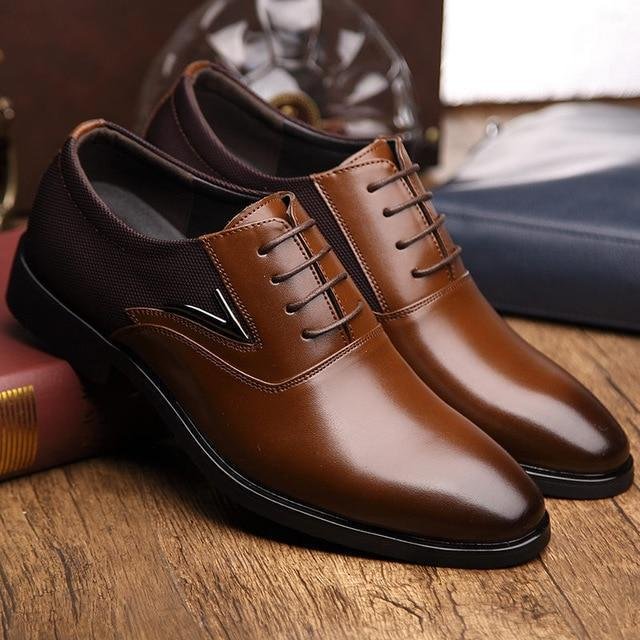 Men Shoes England Trend Leisure Leather Shoes Breathable For Male Footwear Loafers Men Flats-Corachic