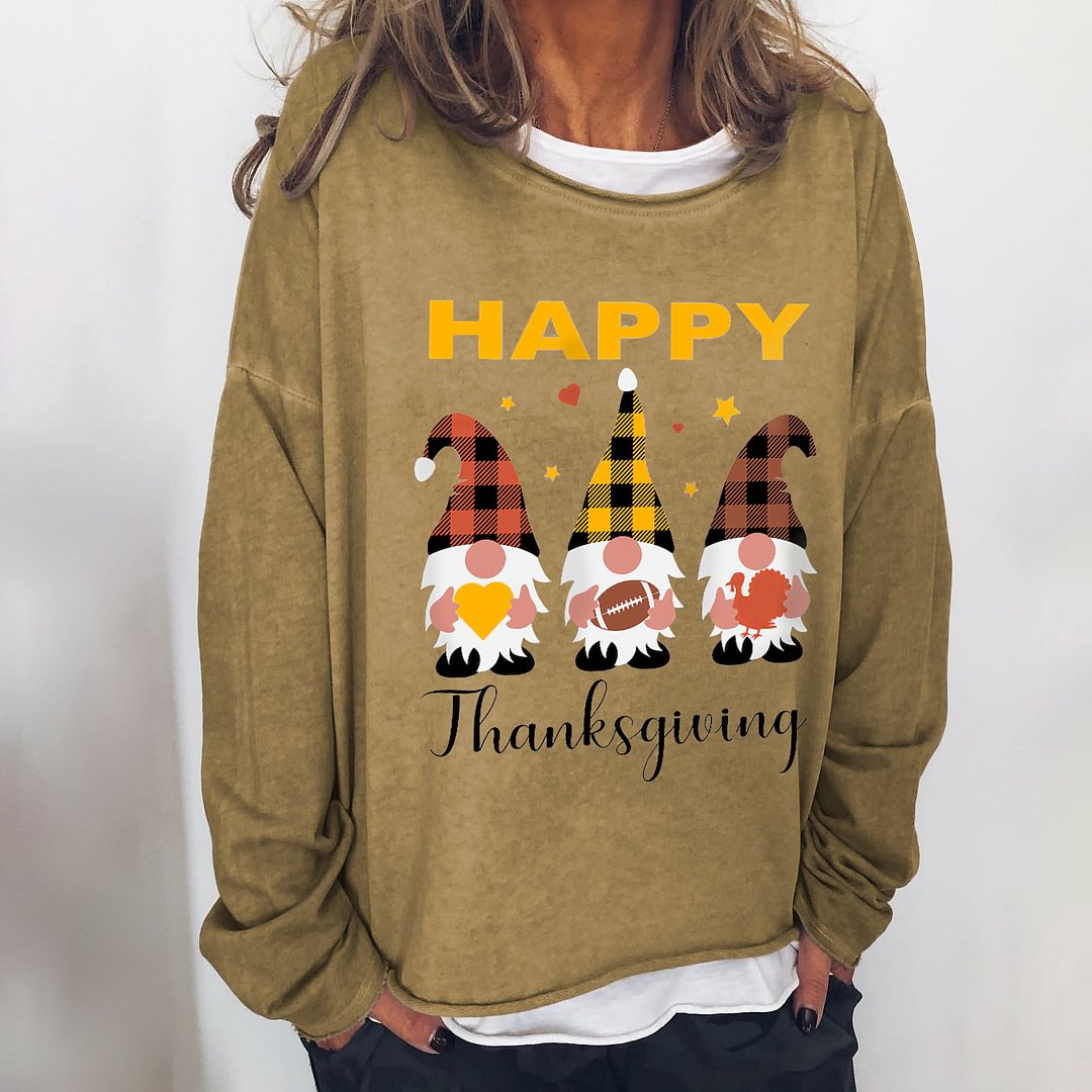 Happy Thanksgiving Three Dwarfs Women T-shirt