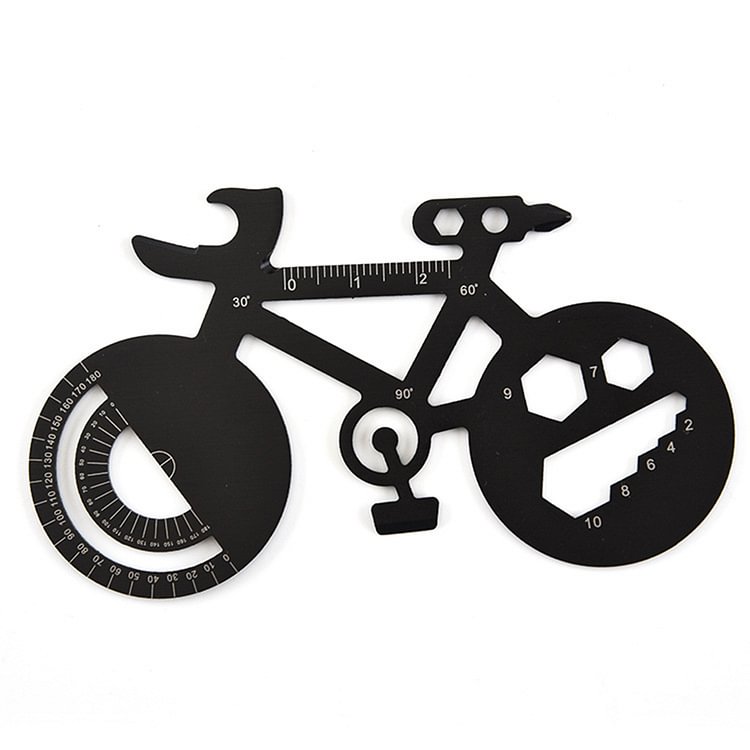 Stainless Steel Multi-functional Bicycle EDC Card Tool Bottle Opener Wrench